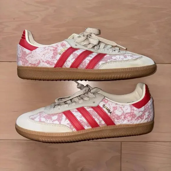 Adidas Samba OG Liberty London Womens Size 9.5 Lifestyle Sneakers Shoes - Picture 2 of 8